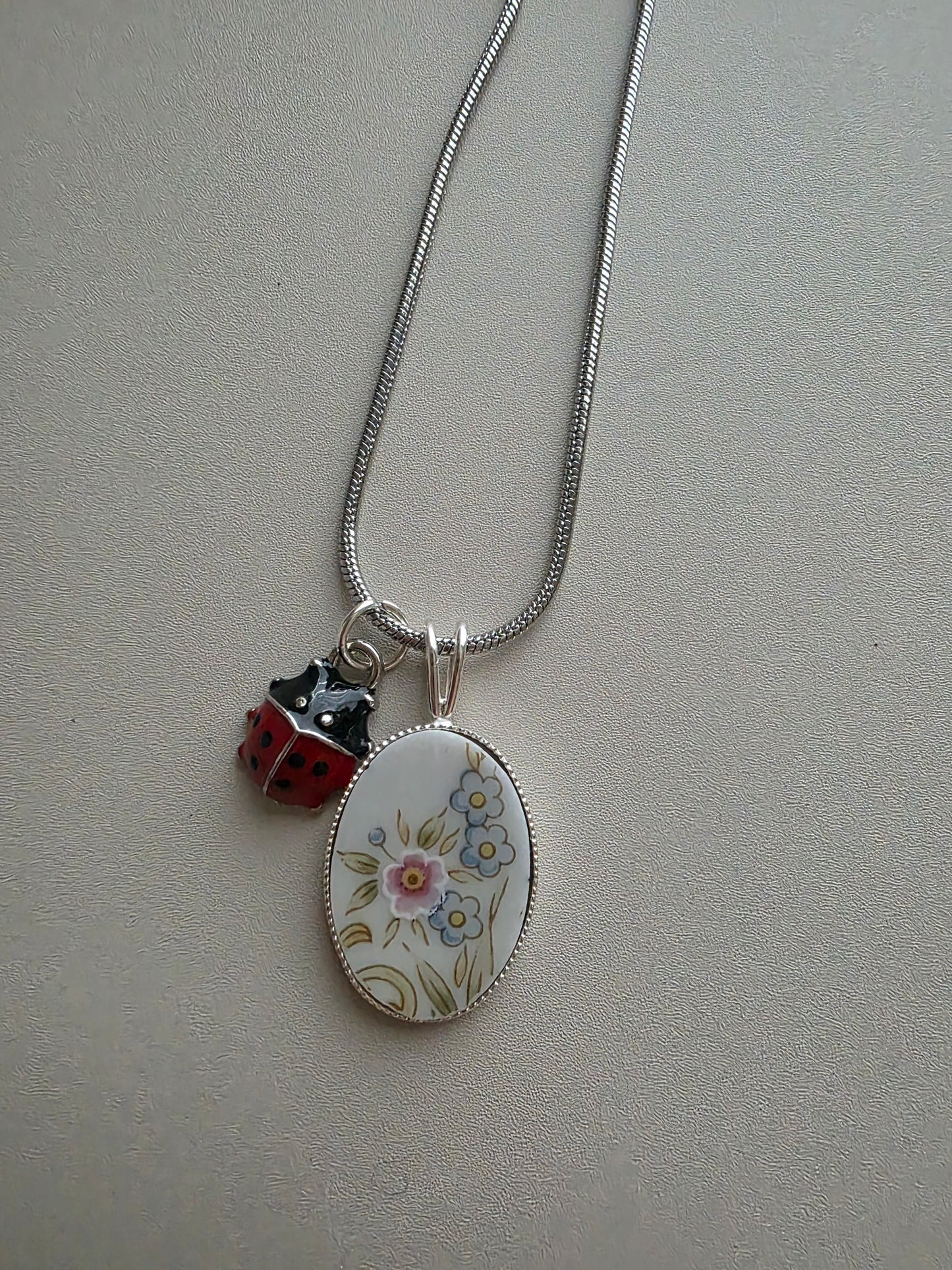 Phoebe (with ladybug)