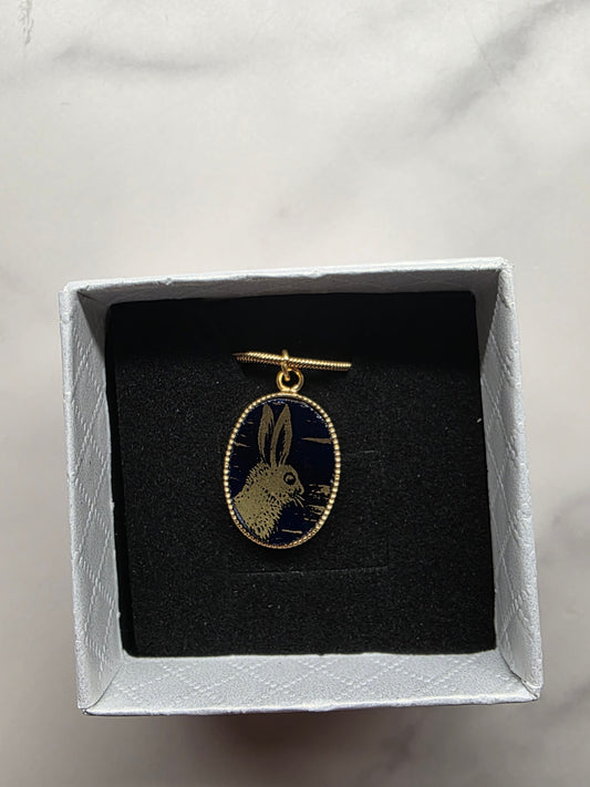 Rabbit Christmas necklace