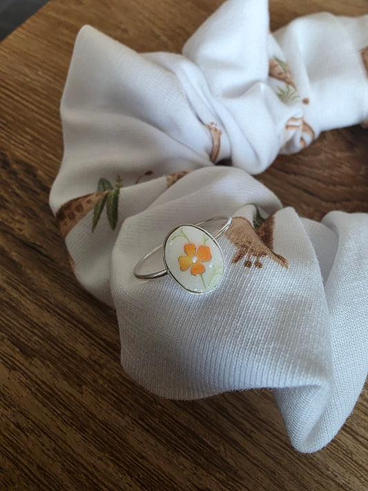 Sunlit bloom ring | Size 8